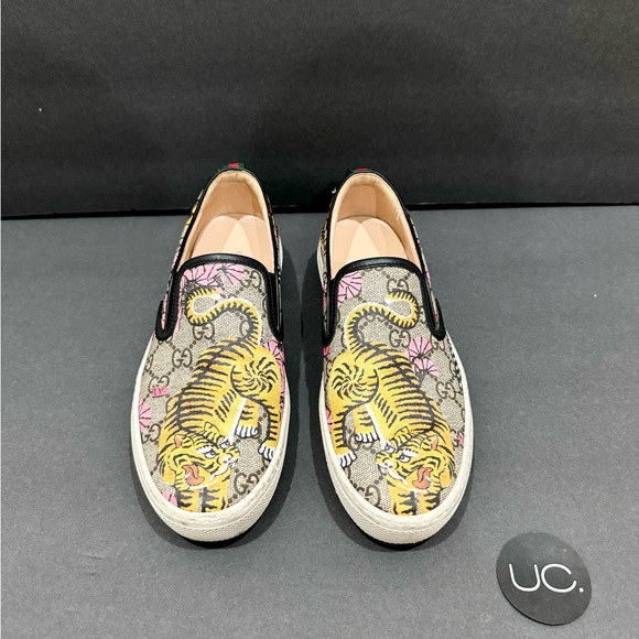 Gucci Dublin Bengal Tiger Slip On Shoes, Size 39 - Picture 4 of 9